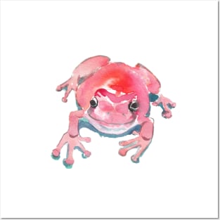 Strawberry frog Posters and Art